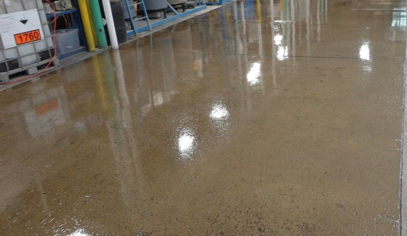 Warehouse floors grinded and
						sealed